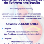 chapas Eleições CSSEB 2026