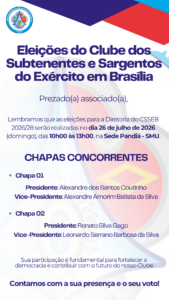 chapas Eleições CSSEB 2026